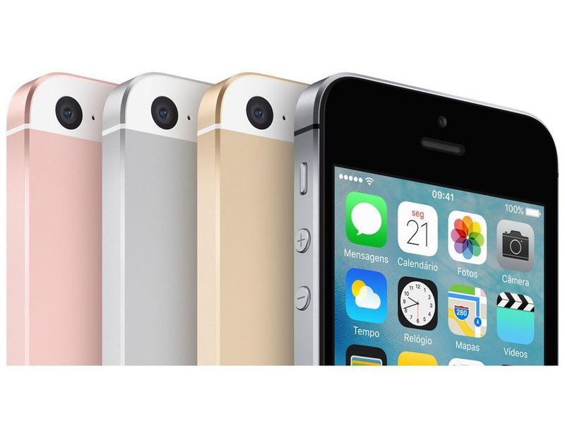 iPhone SE Apple 16GB Ouro Rosa 4G Tela 4” Retina - Câm. 12MP iOS